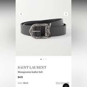 Brand New YSL Belt
